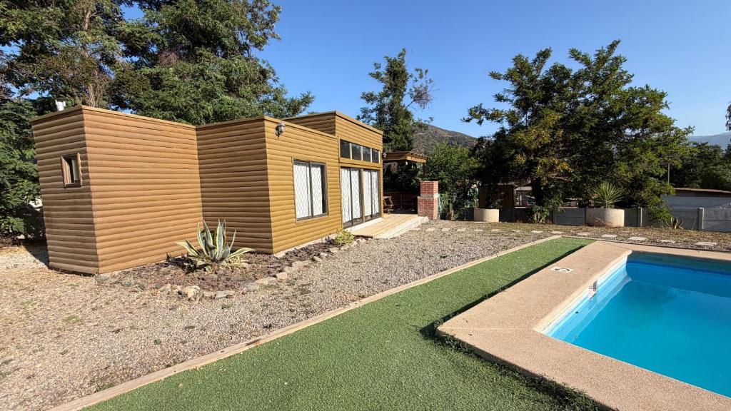 Swimmingpoolen hos eller tæt på Cabañas olmue