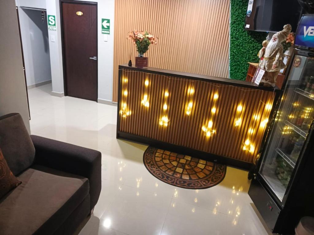 Khu vực ghế ngồi tại Alojamiento Oslo San Ramón