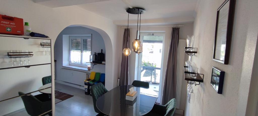 Nhà bếp/bếp nhỏ tại Infinity Ferienwohnung/Home