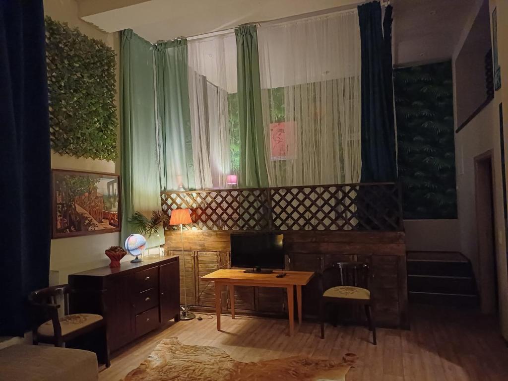 Posezení v ubytování Das Moritz- Self Check In