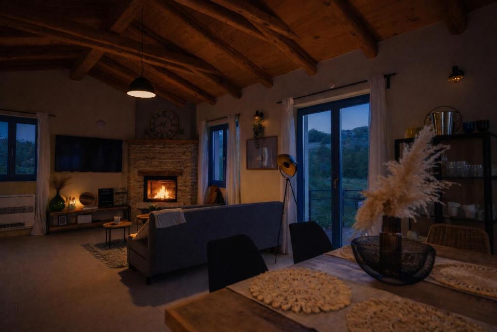 Posezení v ubytování Villa Toro