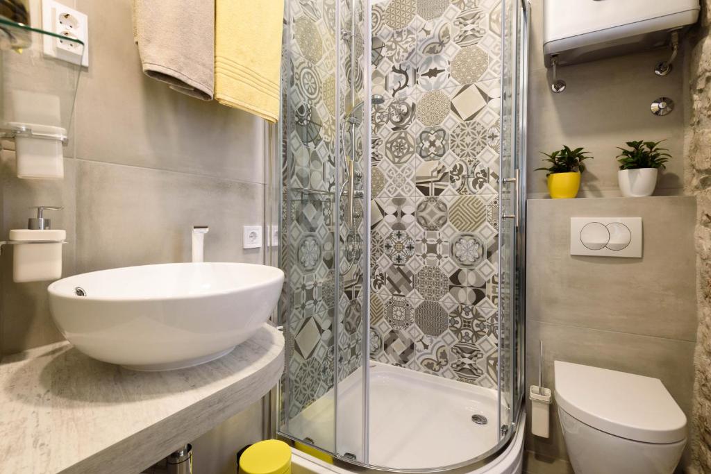 Kúpeľňa v ubytovaní Apartment Fabijanko OldTown