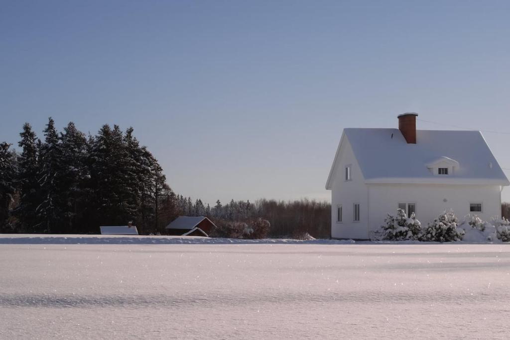 Cosy Home with River Views, Sauna & Gym v zimě