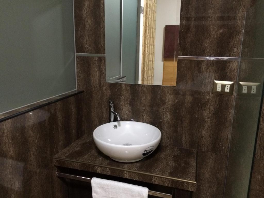 Koupelna v ubytování Hostal Gold Star