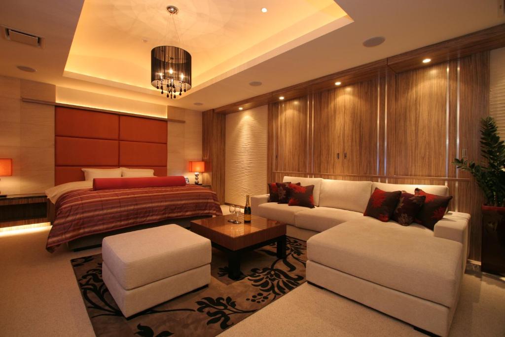 Posezení v ubytování HOTEL W-PREMIUM -W GROUP HOTELS and RESORTS-