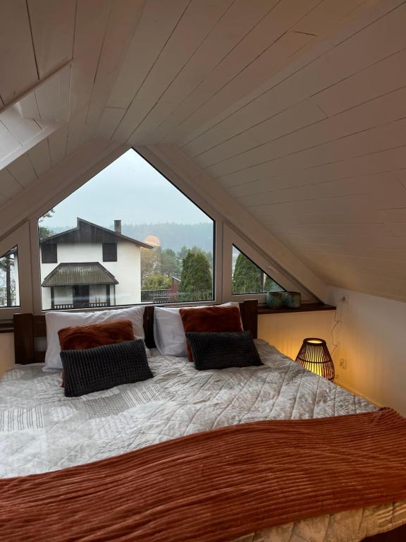 Et opholdsområde på Dom Przy Lesie Zielonowo