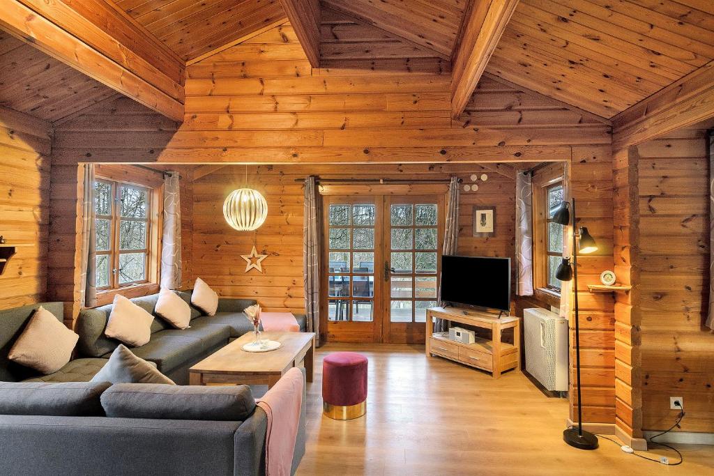 Et tv og/eller underholdning på Twistesee Ferienhaus 110