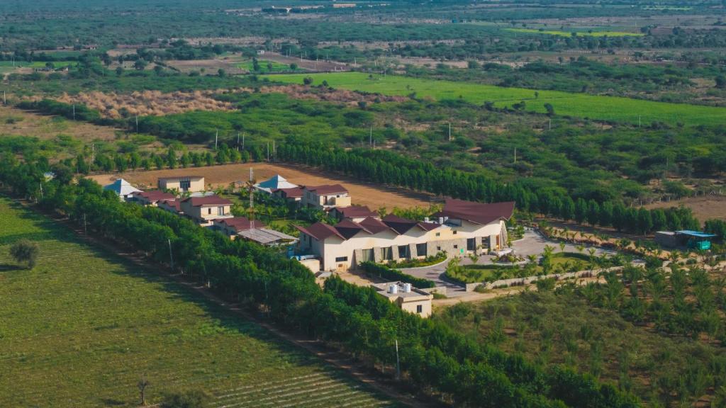 Naturlandskabet i nærheden af resortet