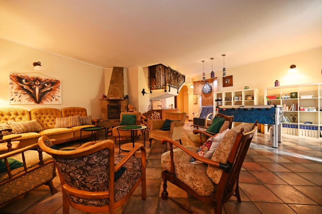 Et opholdsområde på Wild House Szczyrk