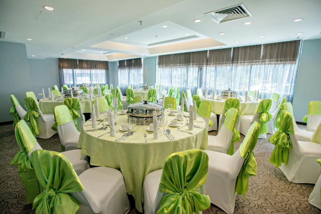 Restaurace v ubytování Dreamtel Kota Kinabalu
