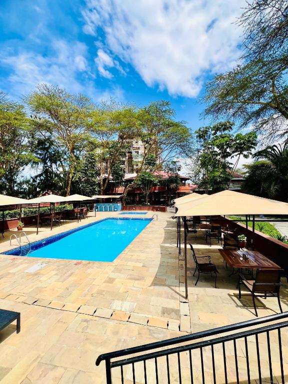 Bazén v ubytování Sweet Lake Resort nebo v jeho okolí