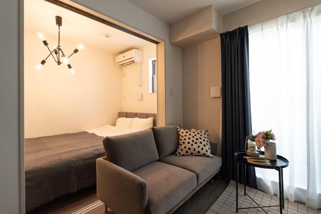 En eller flere senge i et værelse på JinBase 302