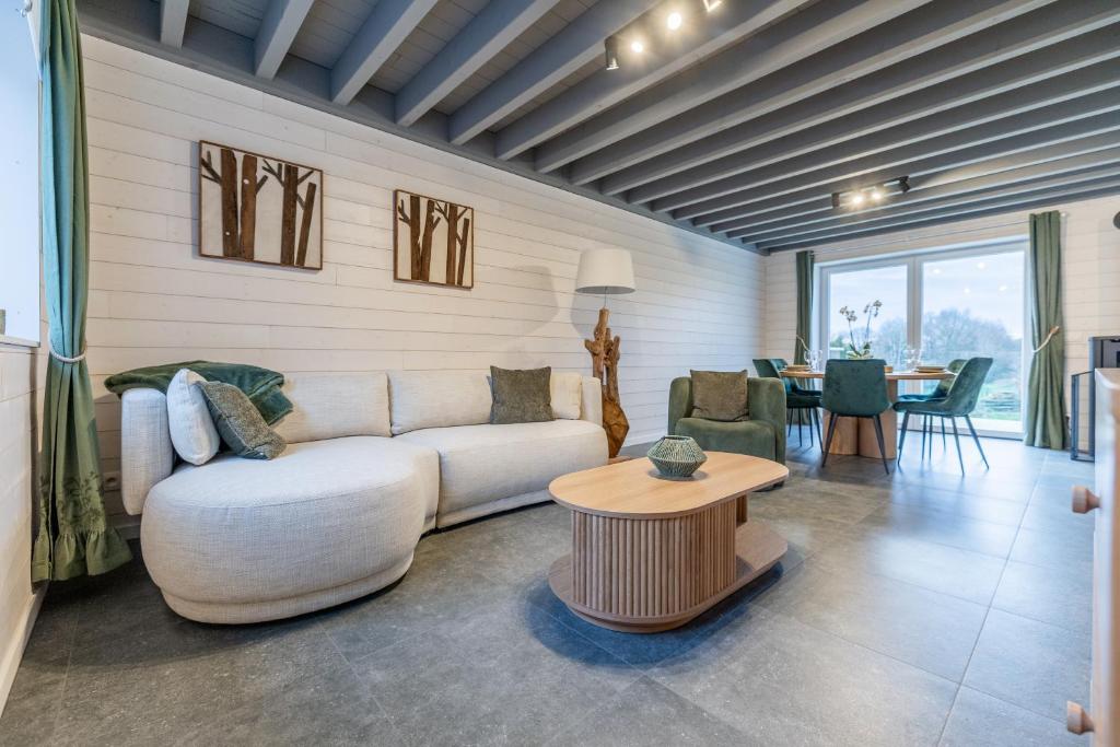 Et opholdsområde på Gîte du Chemin - Calme et forêt