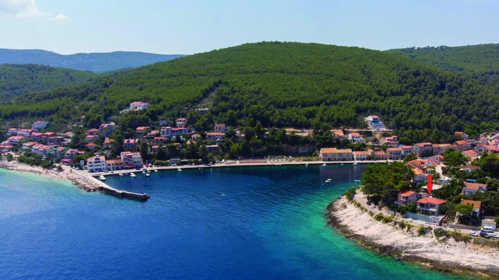 Naturlandskabet i nærheden af villaen