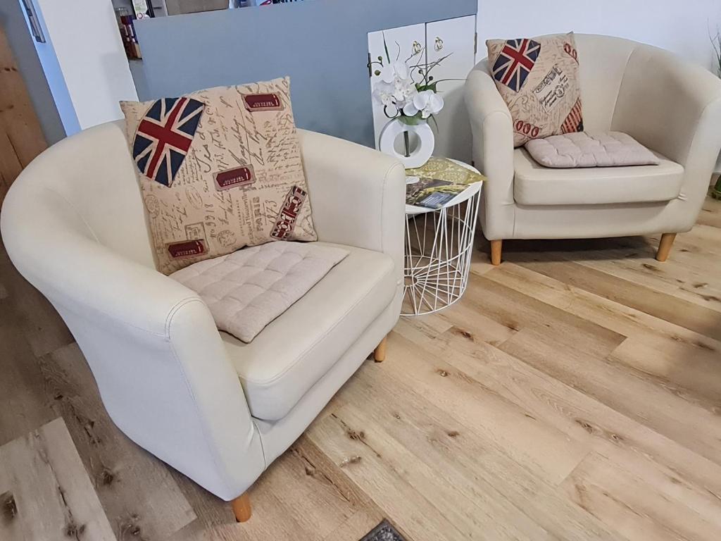 Posezení v ubytování " Michaelas HUUS " zwischen den Meeren, Trappenkamp Holsteinische Schweiz