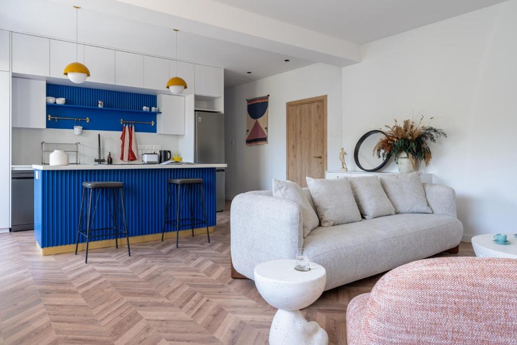 Køkken eller tekøkken på Modern Luxury 2BR|Park View & Balcony