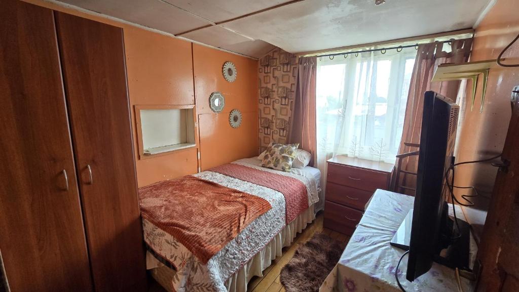 Postel nebo postele na pokoji v ubytování Albergue de Rene