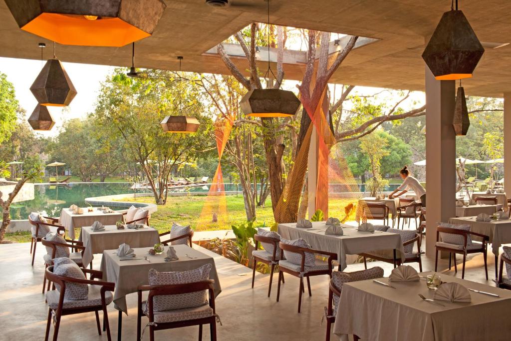 Restaurace v ubytování Templation Hotel