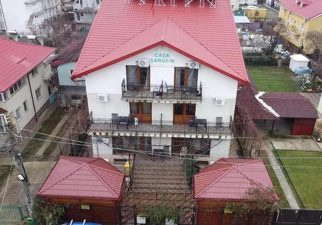 Bygningen som pensionatet ligger i