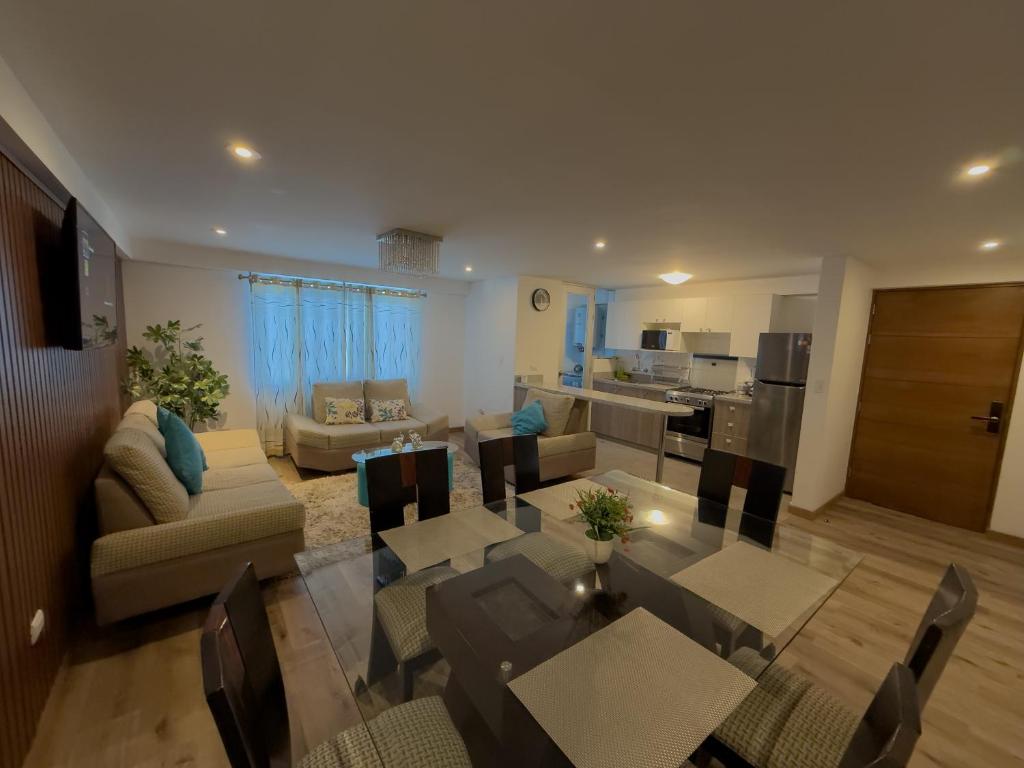 Nhà bếp/bếp nhỏ tại Casona Apartament