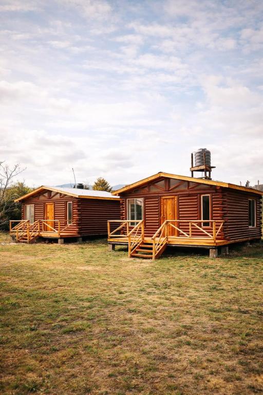 two large modular homes in a field at Las Amapolas in Villa Giardino