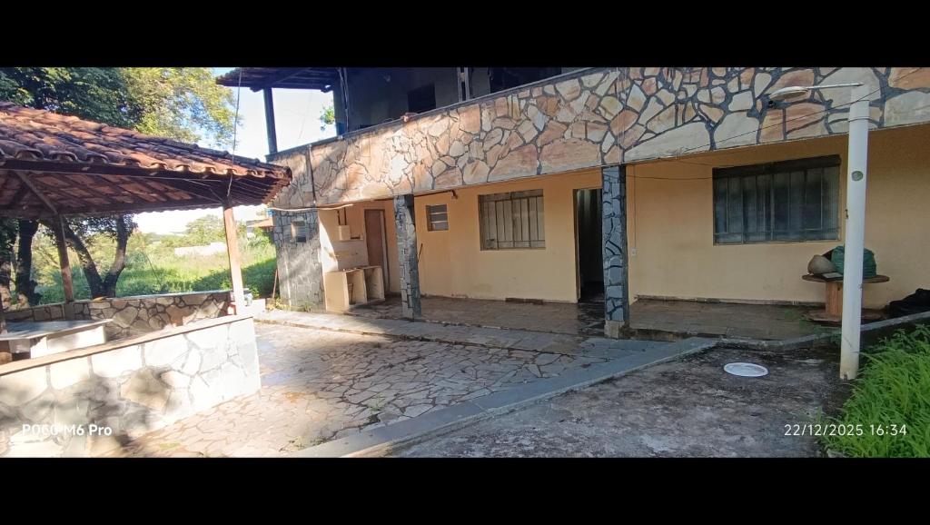 Bygningen som feriehuset ligger i