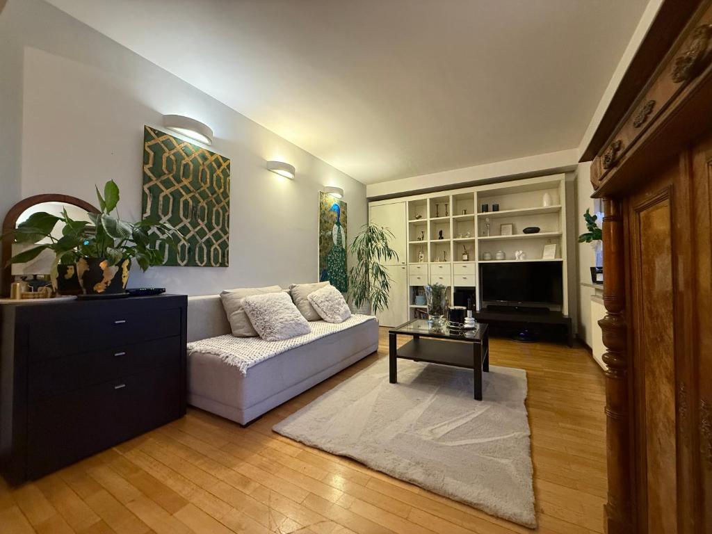 TV a/nebo společenská místnost v ubytování Apartament Odkryta 36a