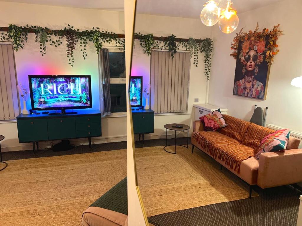 TV/trung tâm giải trí tại COZY Apartment 4