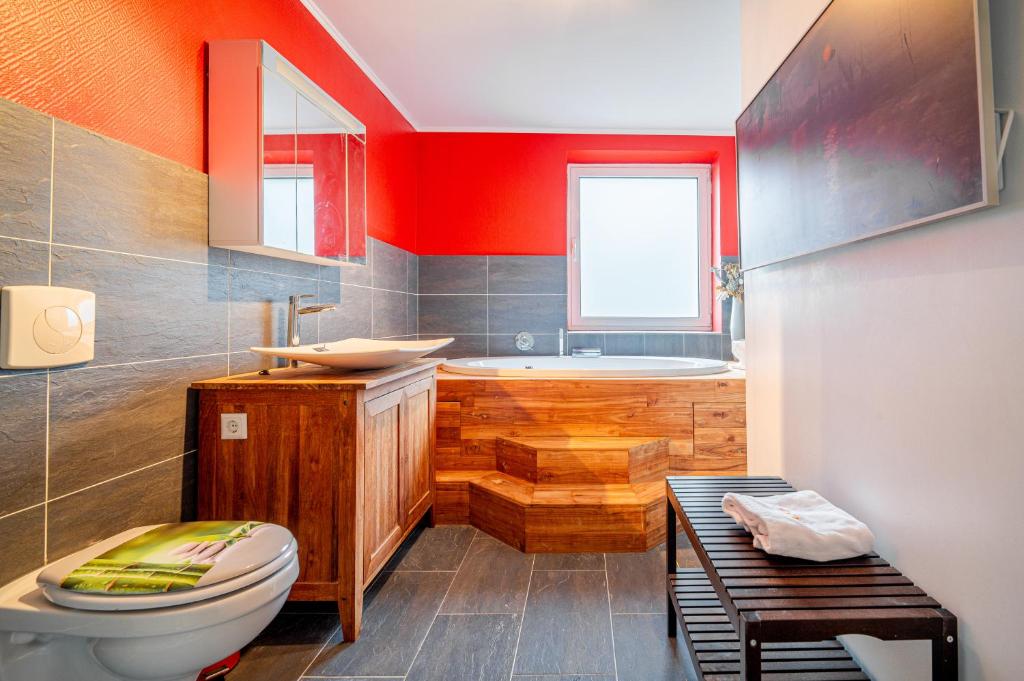 Koupelna v ubytování Studio cosy a 5mn du Kirchberg