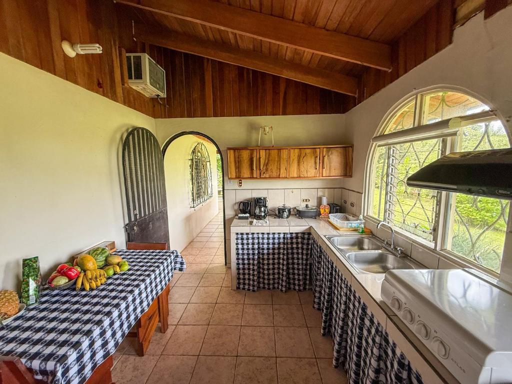 Køkken eller tekøkken på Selva Partners La Fortuna