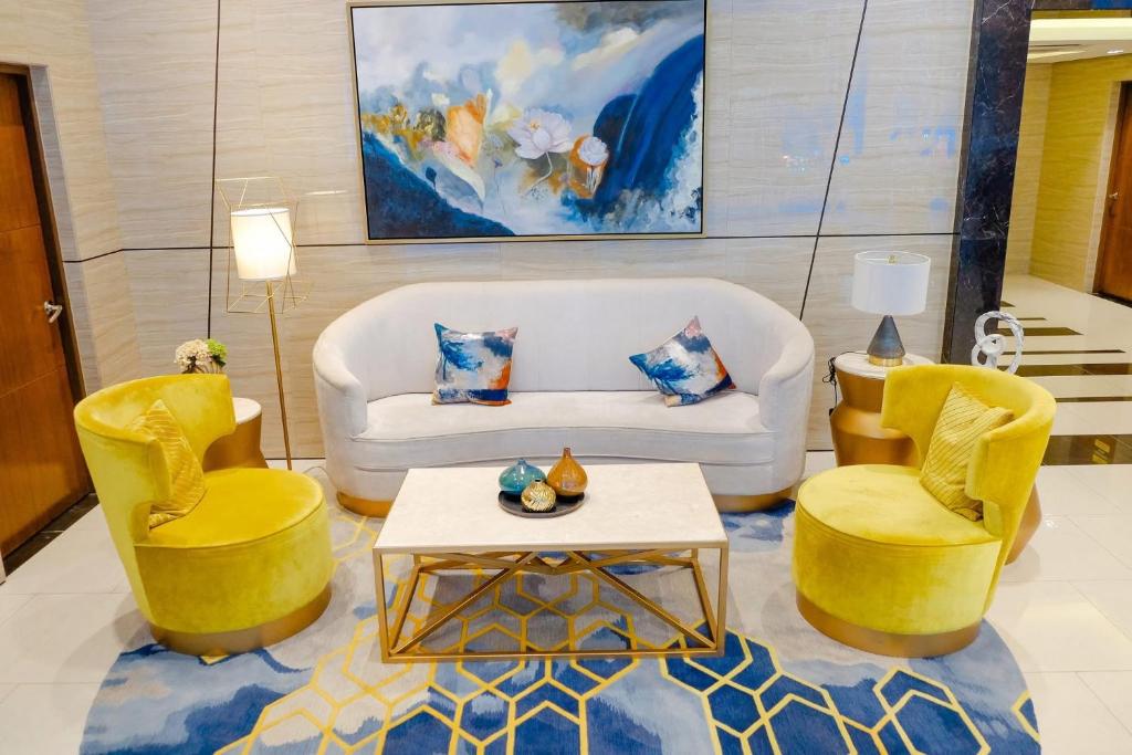 Posezení v ubytování Mactan Felicity View Hotel