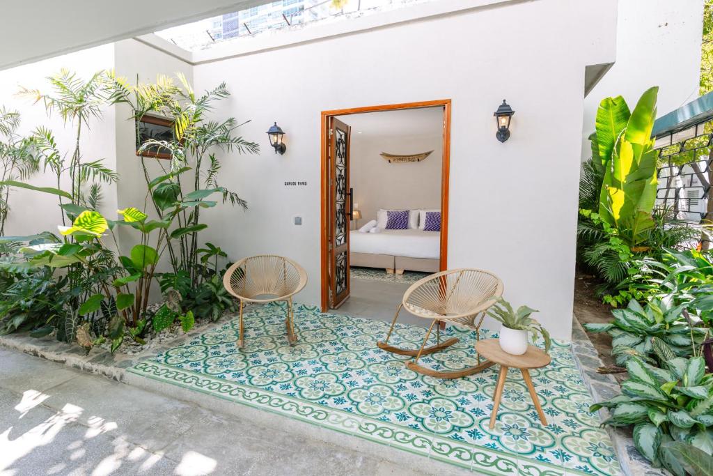 Zahrada ubytování Hotel Libreria Cafe de Pombal