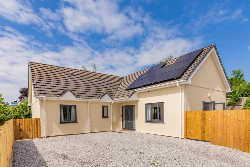 Bygningen som feriehuset ligger i