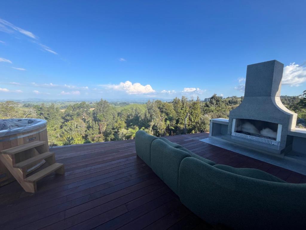 Naturlandskabet i nærheden af villaen