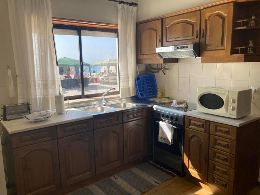 Køkken eller tekøkken på Casa da Praia