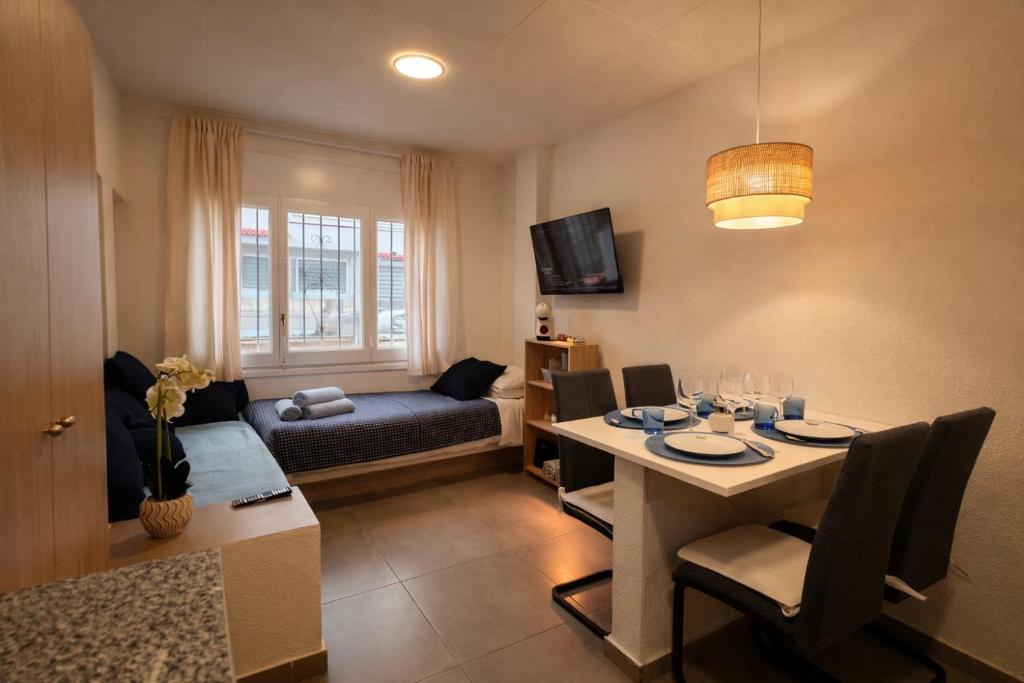 TV a/nebo společenská místnost v ubytování Alojamiento cerca de la Playa