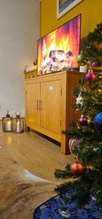 Køkken eller tekøkken på Homestay