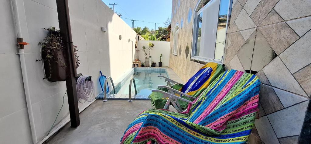 Swimmingpoolen hos eller tæt på Brachil 2