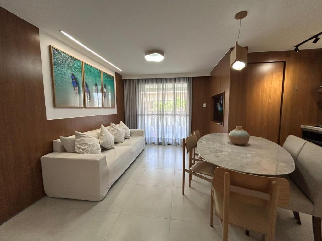 Khu vực ghế ngồi tại Village Acqua Guarajuba