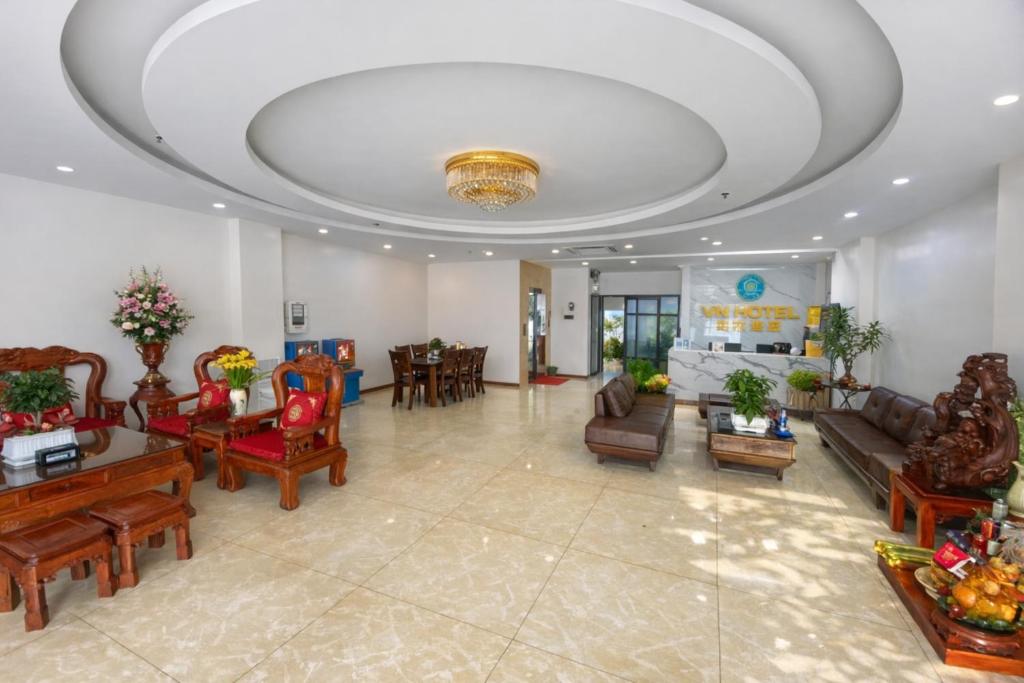 Χώρος καθιστικού στο HN Hotel Bắc Ninh