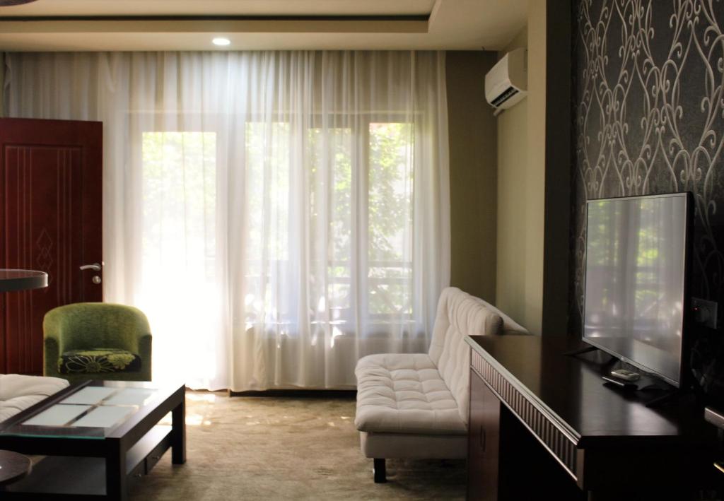 Posezení v ubytování Borjomi Palace Health & Spa Center