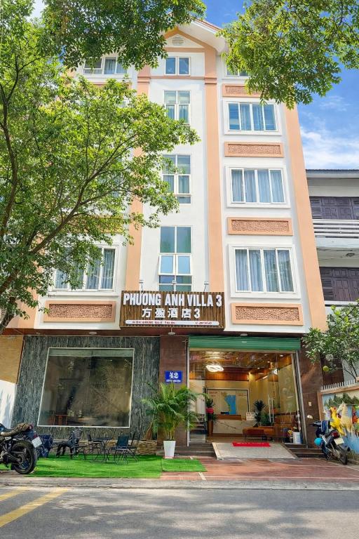 a building with a sign that reads pumping arm village at Phương Anh Villa 3 in Bắc Ninh