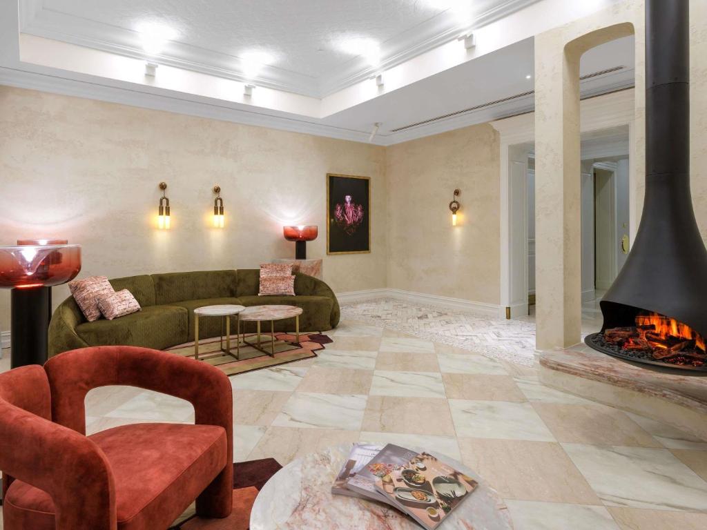 Posezení v ubytování The Sebel Melbourne Flinders Lane