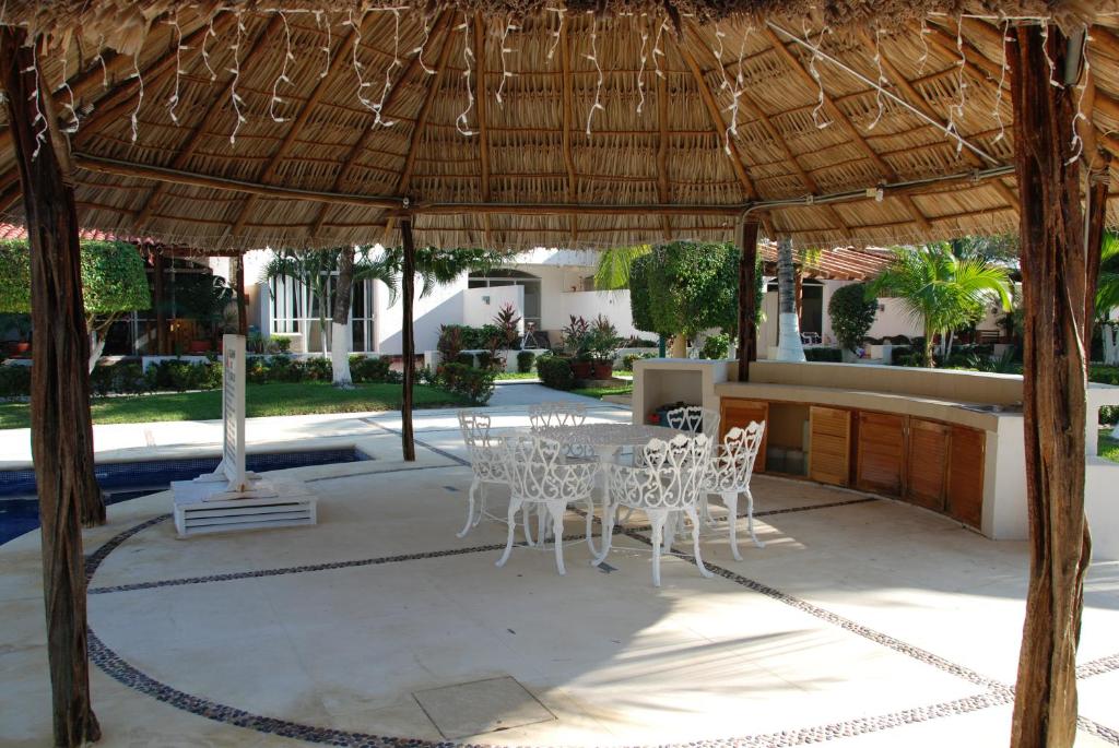 Patio nebo venkovní prostory v ubytování Casa Romantica De Playa