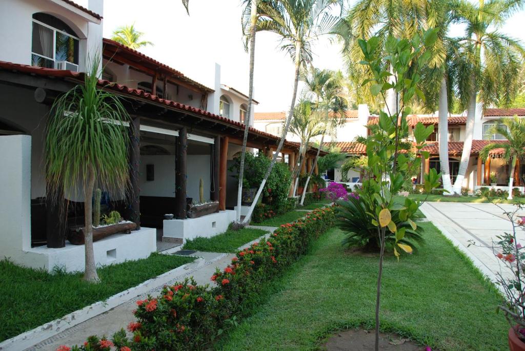 Zahrada ubytování Casa Romantica De Playa
