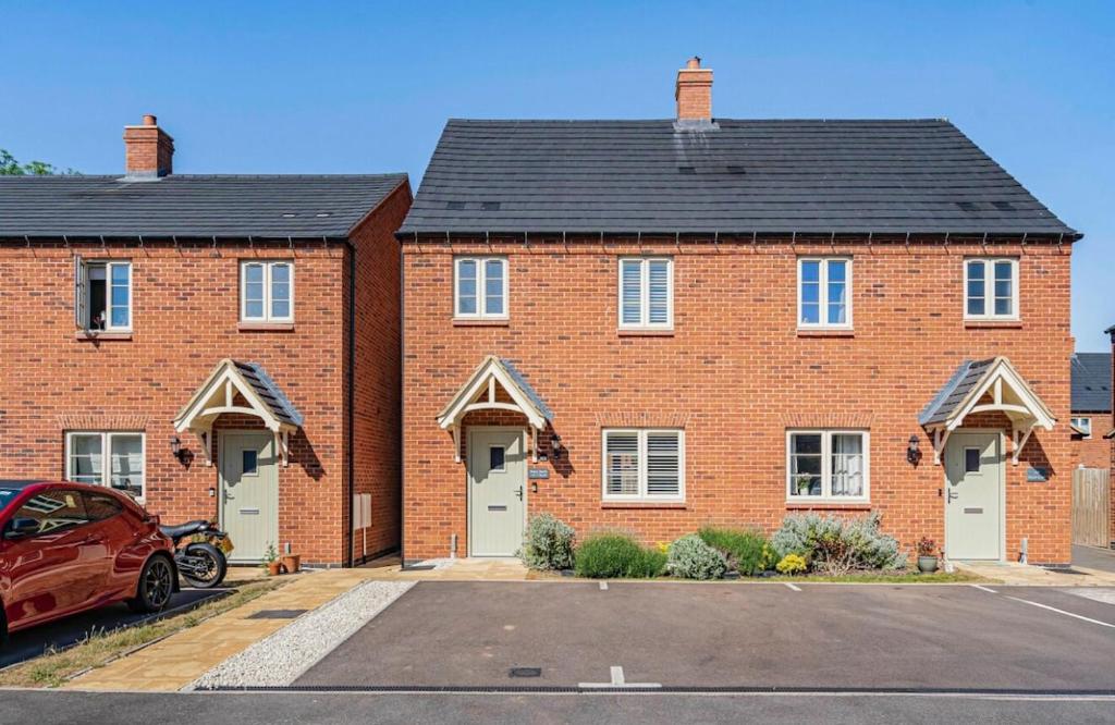 Bygningen som feriehuset ligger i