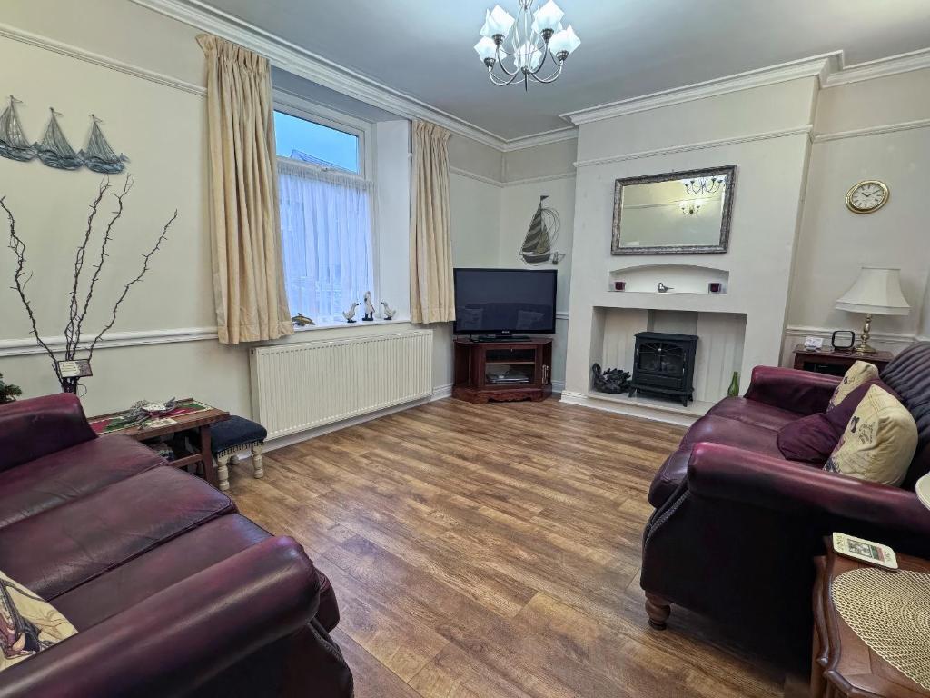 Et tv og/eller underholdning på Seaview Cottage