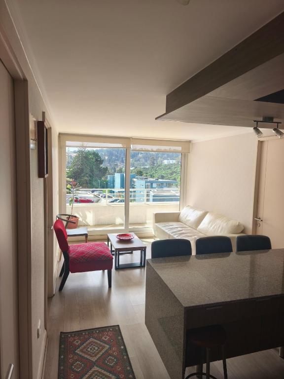 Et opholdsområde på Departamento Reñaca Bajo