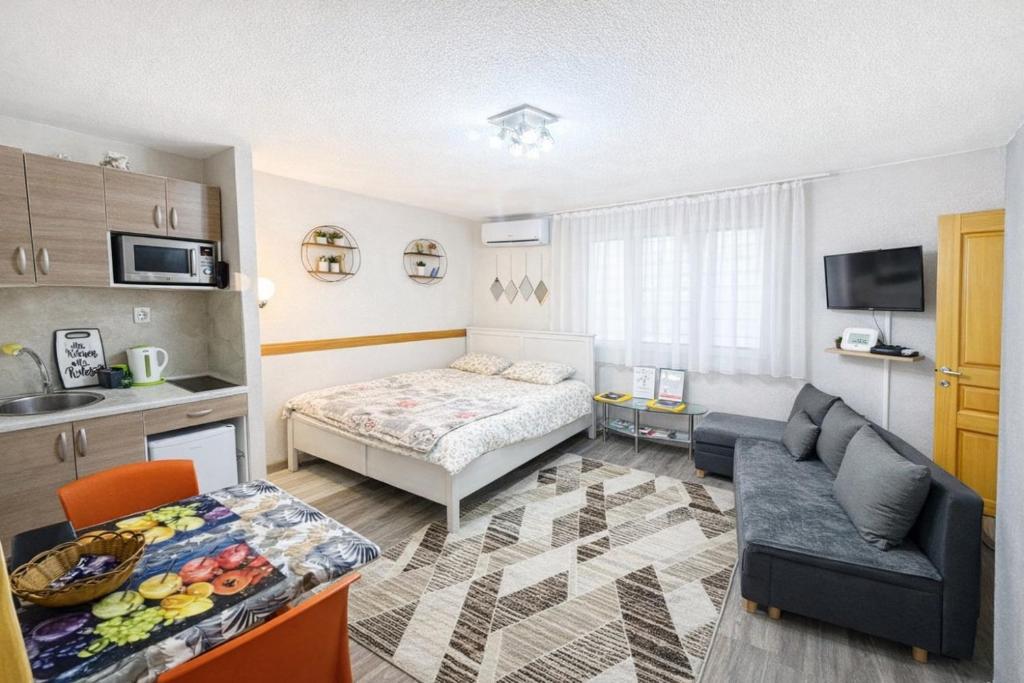 Et tv og/eller underholdning på T&N Studio-Center-Free parking,AC,Train-Bus station