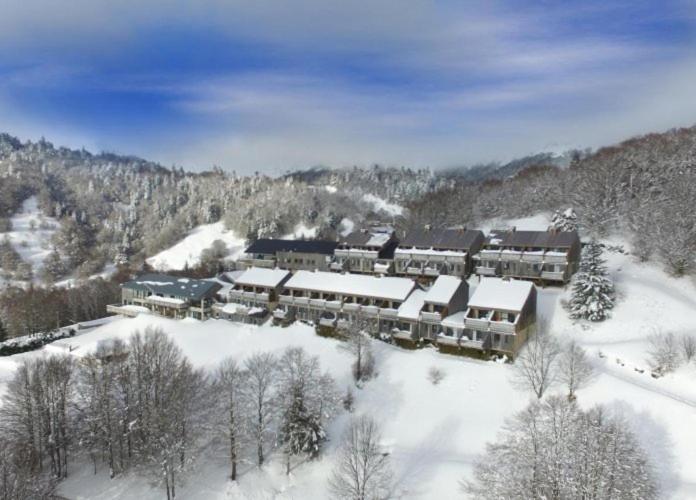 Village Montanha Lioran om vinteren